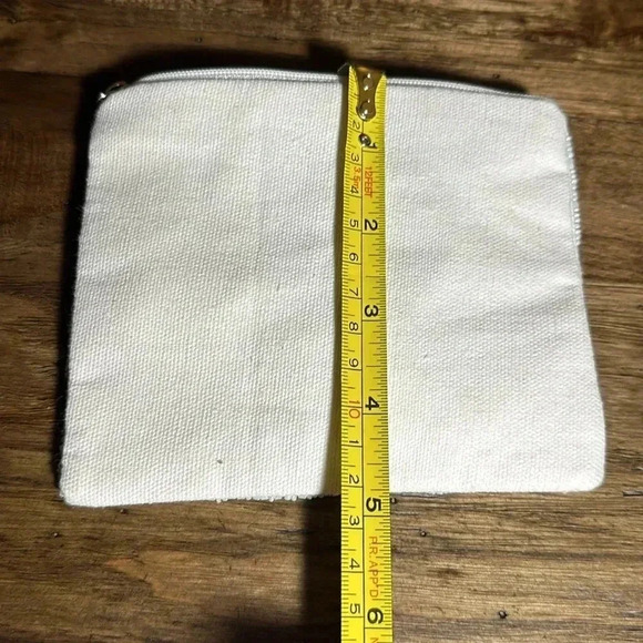 NWOT Congrats Multi Color Beaded Coin Zippered Pouch Bag Purse Shirdee - Picture 7 of 8